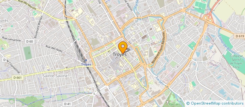 localisation de l'entreprise MADAME AUDREY PROTAT  TROYES