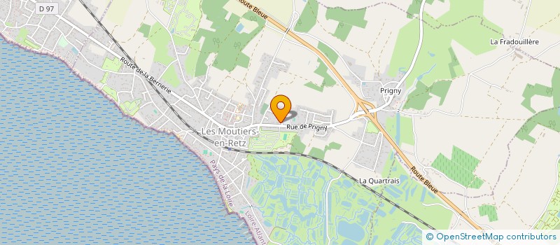 localisation de l'entreprise MADAME AUDREY PROYE  LES MOUTIERS-EN-RETZ