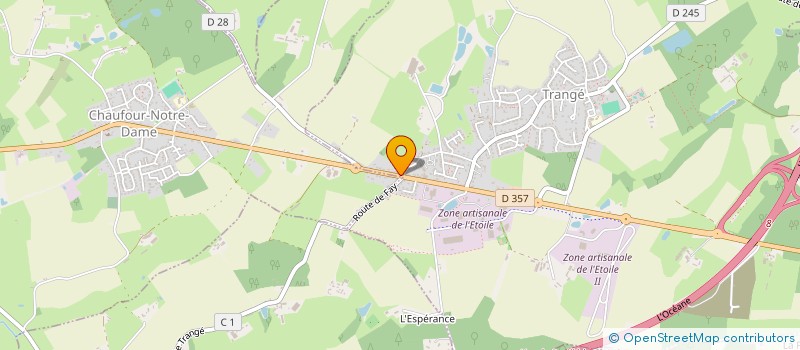 localisation de l'entreprise MADAME AUDREY PRUGNE  LA BAZOGE