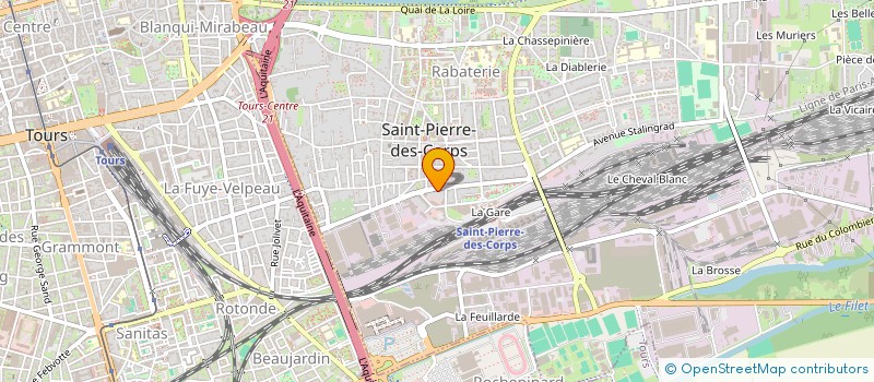 localisation de l'entreprise MADAME AUDREY PRUVOT  SAINT-PIERRE-DES-CORPS