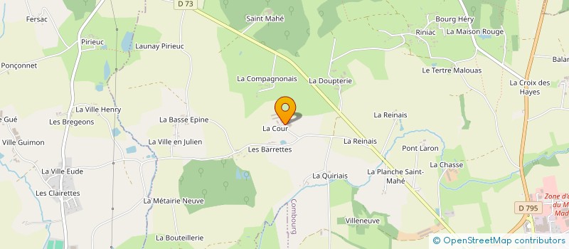 localisation de l'entreprise MADAME AUDREY PUIGRENIER à COMBOURG