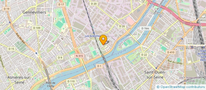 localisation de l'entreprise MADAME AUDREY PYRIZOK  ASNIERES-SUR-SEINE