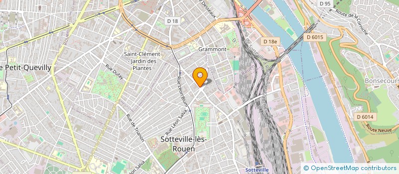 localisation de l'entreprise MADAME AUDREY QUERU  SOTTEVILLE-LES-ROUEN