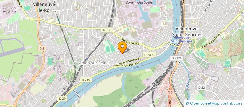 localisation de l'entreprise MADAME AUDREY RACE  ABLON-SUR-SEINE