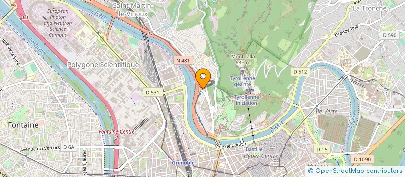 localisation de l'entreprise MADAME AUDREY RAJOBSON  GRENOBLE