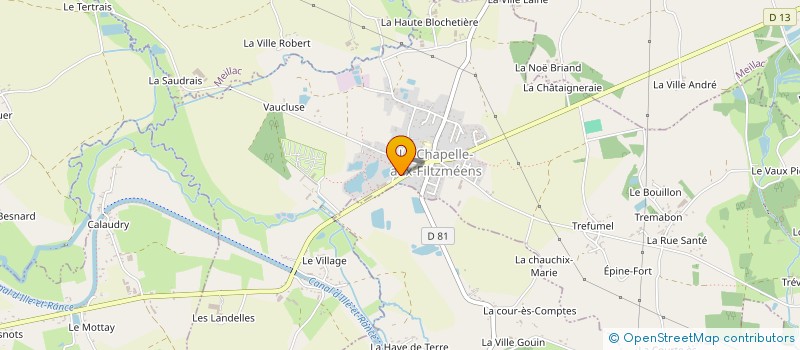 localisation de l'entreprise MADAME AUDREY RAOUL  LA CHAPELLE-AUX-FILTZMEENS