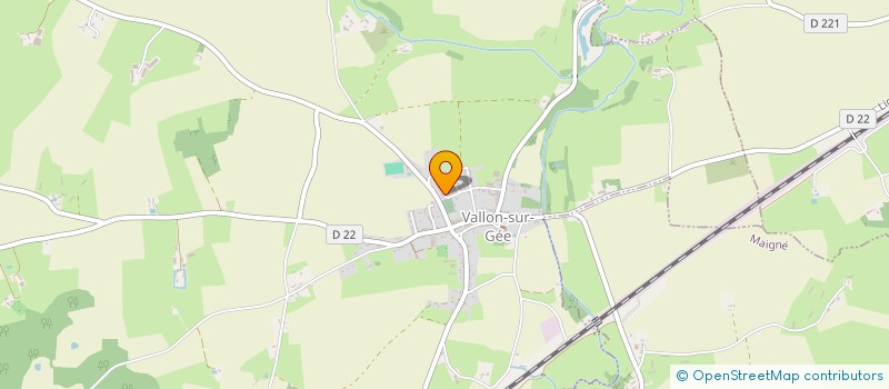 localisation de l'entreprise MADAME AUDREY RAULT  VALLON-SUR-GEE