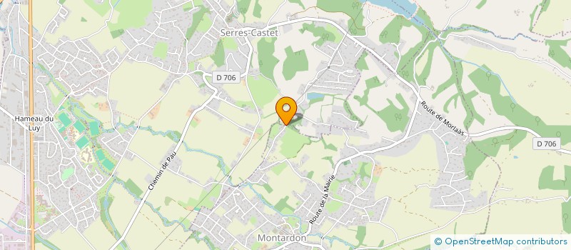 localisation de l'entreprise MADAME AUDREY RAYNOIR  SERRES-CASTET