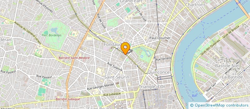 localisation de l'entreprise MADAME AUDREY RAYS  BORDEAUX