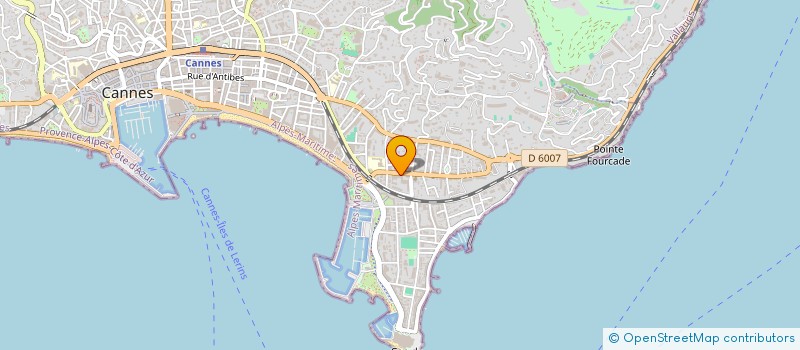 localisation de l'entreprise MADAME AUDREY REBOUCHE  CANNES