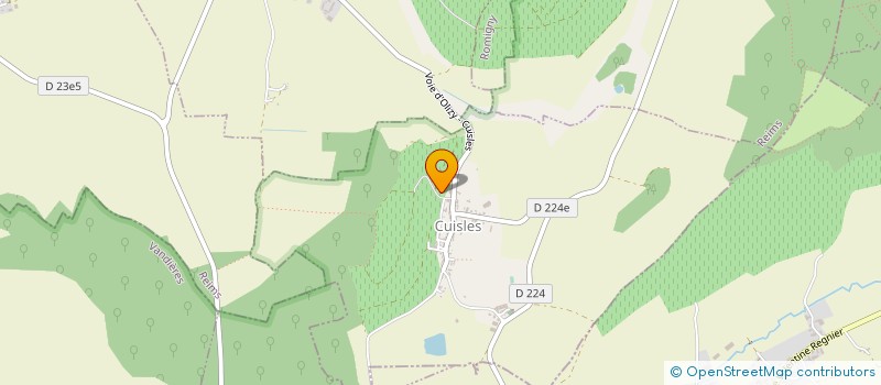 localisation de l'entreprise MADAME AUDREY RECCHIA  VINCELLES