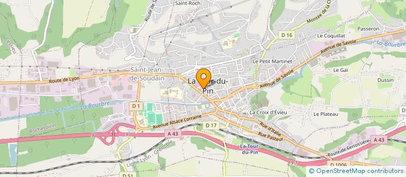 localisation de l'entreprise MADAME AUDREY REDCENT  LA TOUR-DU-PIN