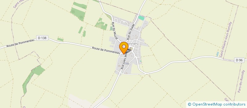 localisation de l'entreprise MADAME AUDREY REJWERSKI  GELANNES