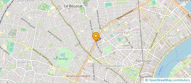 localisation de l'entreprise MADAME AUDREY RELEXANS  LE BOUSCAT