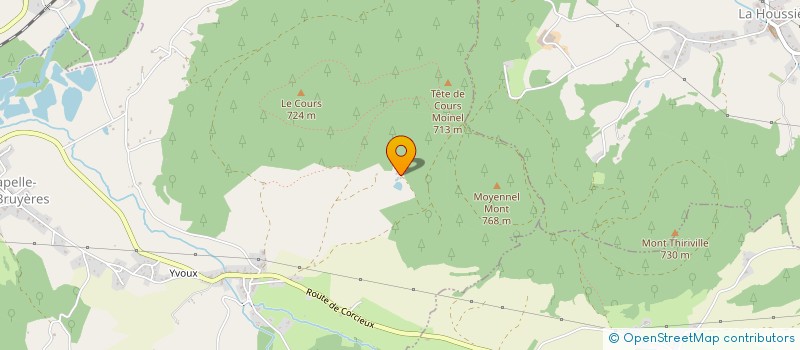 localisation de l'entreprise MADAME AUDREY RENAUD  LA CHAPELLE-DEVANT-BRUYERES