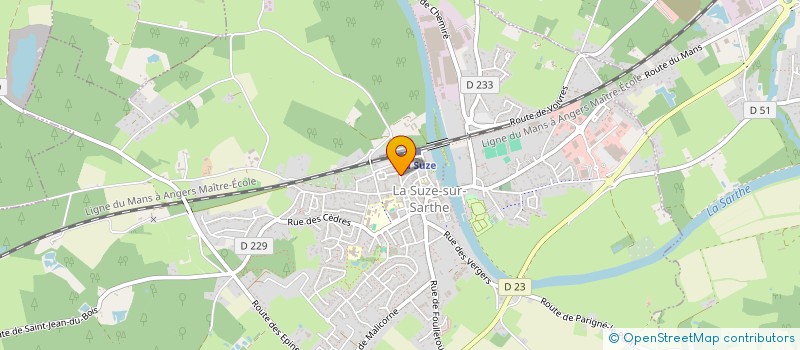 localisation de l'entreprise MADAME AUDREY RENOULT  LA SUZE-SUR-SARTHE
