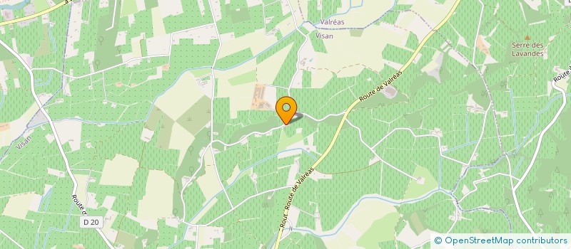 localisation de l'entreprise MADAME AUDREY REY  VISAN