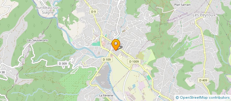 localisation de l'entreprise MADAME AUDREY RICHARD  PEGOMAS