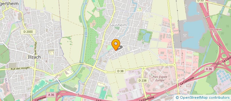 localisation de l'entreprise MADAME AUDREY RICHARD  BALDERSHEIM