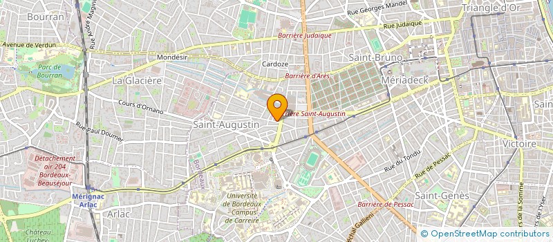 localisation de l'entreprise MADAME AUDREY RICHEZ  BORDEAUX