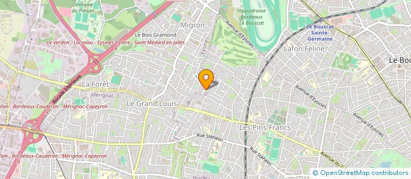 localisation de l'entreprise MADAME AUDREY RIU  EYSINES