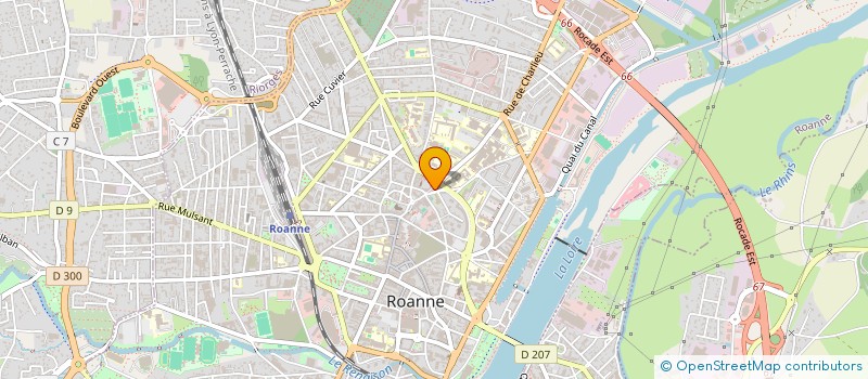 localisation de l'entreprise MADAME AUDREY RIVAUX à ROANNE