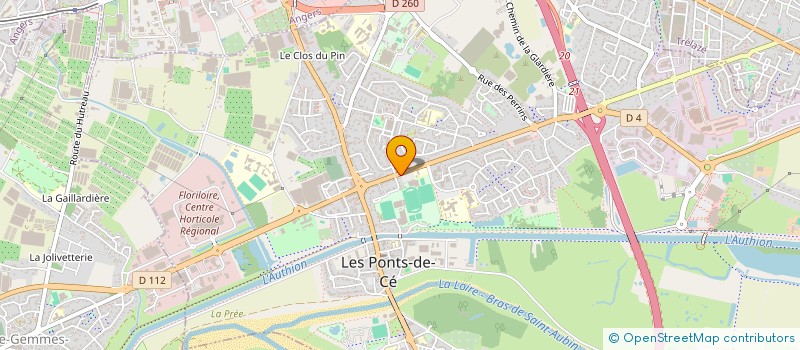 localisation de l'entreprise MADAME AUDREY ROBERT à LES PONTS-DE-CE
