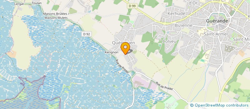 localisation de l'entreprise MADAME AUDREY ROBIDOU  GUERANDE