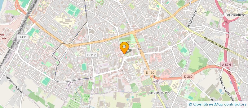 localisation de l'entreprise MADAME AUDREY ROBINE  ANGERS