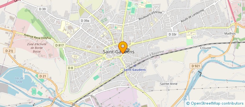 localisation de l'entreprise MADAME AUDREY ROC  SAINT-GAUDENS