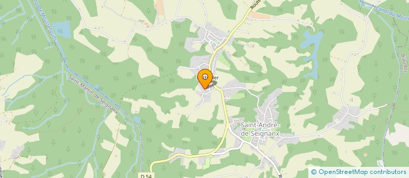 localisation de l'entreprise MADAME AUDREY RODES  SAINT-ANDRE-DE-SEIGNANX