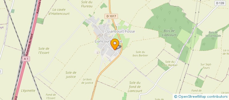 localisation de l'entreprise MADAME AUDREY RODRIGUES à LIANCOURT-FOSSE