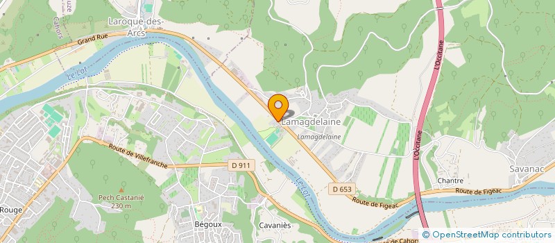 localisation de l'entreprise MADAME AUDREY ROGERS  LAMAGDELAINE