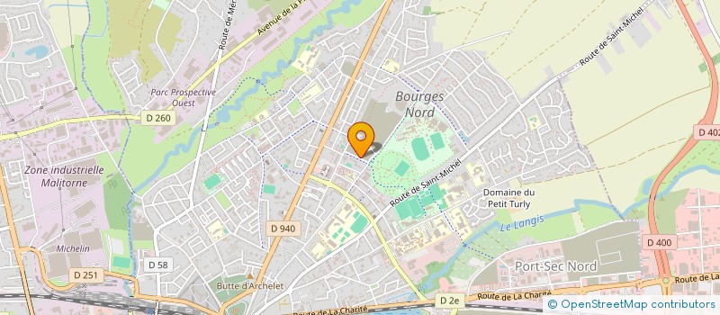 localisation de l'entreprise MADAME AUDREY ROIG  BOURGES