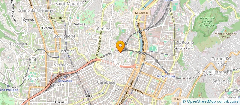 localisation de l'entreprise MADAME AUDREY ROMANET  NICE