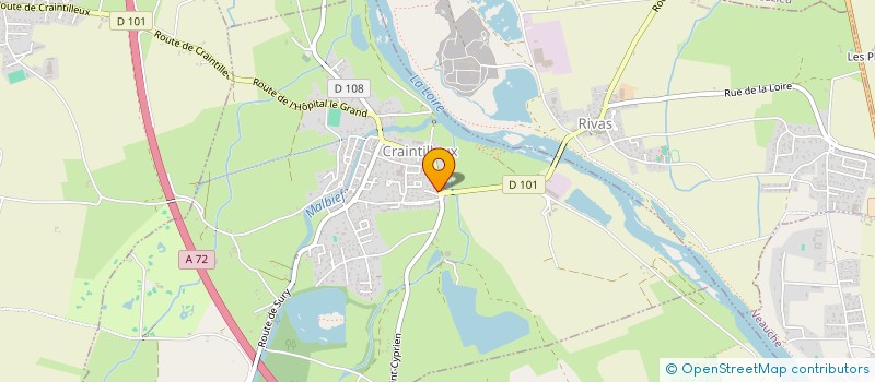 localisation de l'entreprise MADAME AUDREY ROMANO  CRAINTILLEUX