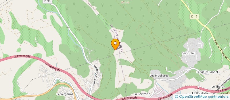 localisation de l'entreprise MADAME AUDREY ROMANOWICZ  LE CANNET DES MAURES