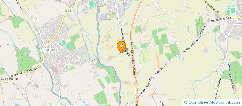 localisation de l'entreprise MADAME AUDREY RONCALETTI  LUNEL