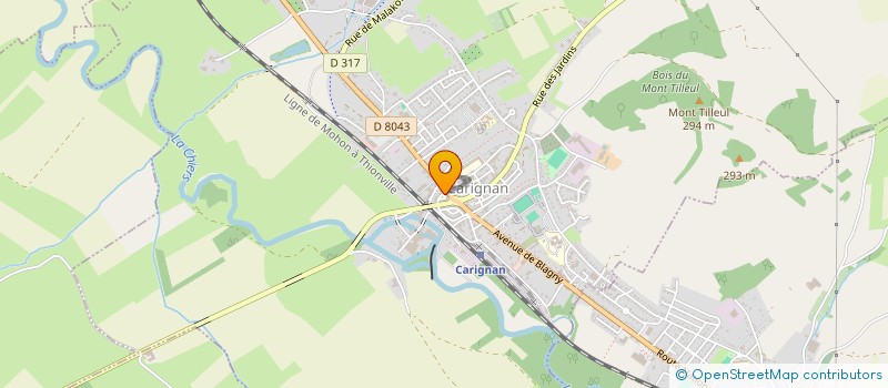 localisation de l'entreprise MADAME AUDREY RONDOT  CARIGNAN