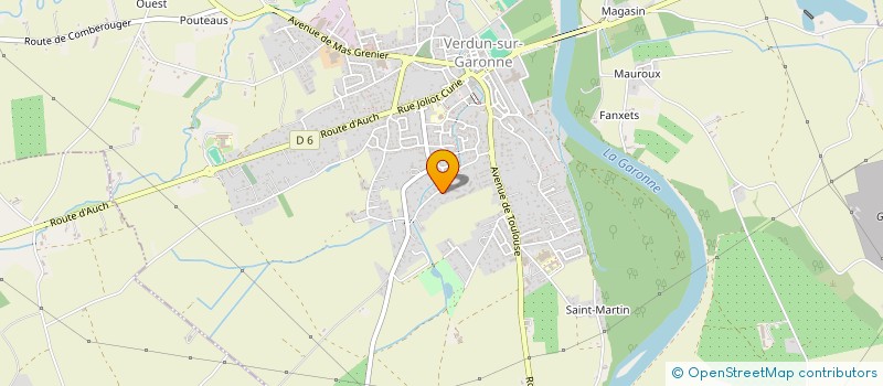 localisation de l'entreprise MADAME AUDREY RONGIER à VERDUN-SUR-GARONNE