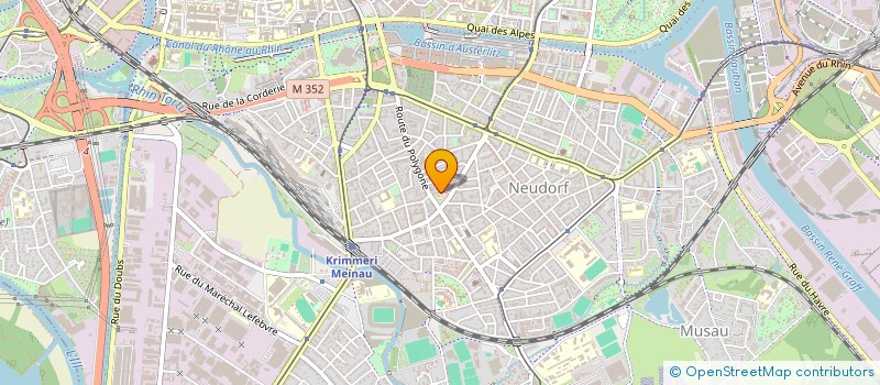 localisation de l'entreprise MADAME AUDREY RONZANI à STRASBOURG