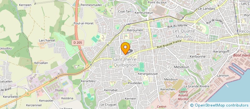 localisation de l'entreprise MADAME AUDREY ROPARS à BREST