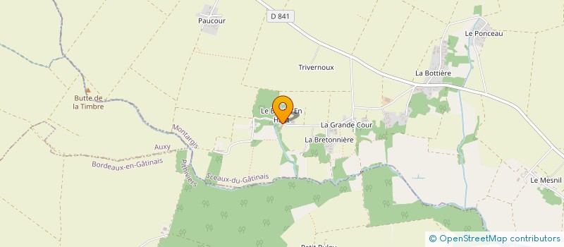 localisation de l'entreprise MADAME AUDREY ROQUES  SCEAUX-DU-GATINAIS
