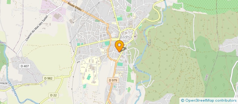 localisation de l'entreprise MADAME AUDREY ROSSI  UZES