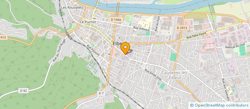 localisation de l'entreprise MADAME AUDREY ROUALEC  ELBEUF