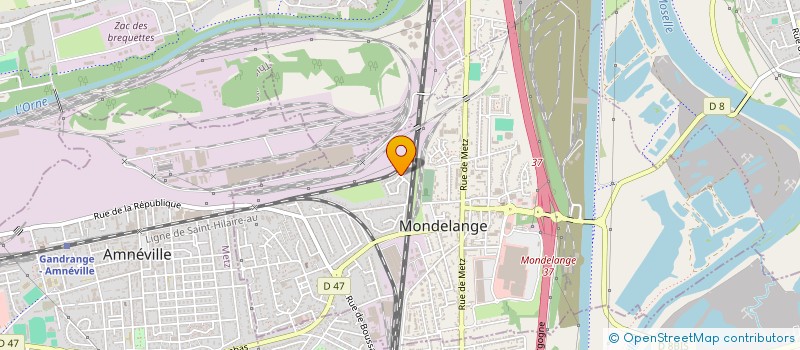 localisation de l'entreprise MADAME AUDREY ROULAND à MONDELANGE
