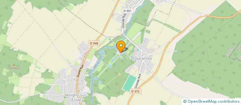 localisation de l'entreprise MADAME AUDREY ROUSSELET  COURANCES