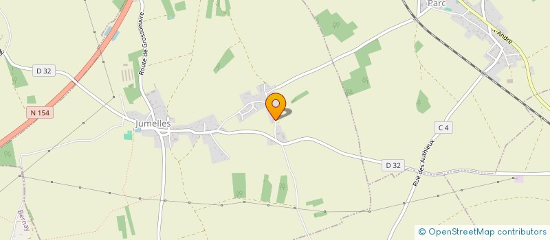 localisation de l'entreprise MADAME AUDREY ROUSSELIN  JUMELLES