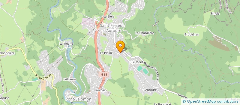 localisation de l'entreprise MADAME AUDREY ROUSSON  SAINT-FERREOL-D'AUROURE