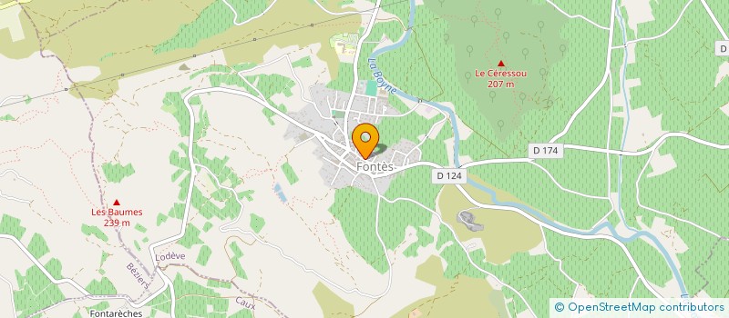 localisation de l'entreprise MADAME AUDREY ROUVELLAT  FONTES